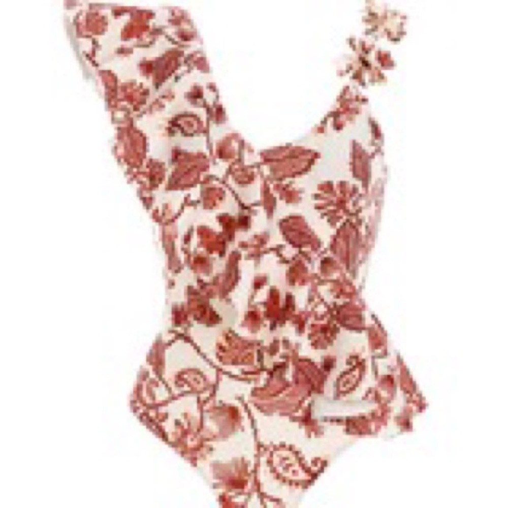 NWT Cosita Linda New Roots One Piece with Ruffle Detail